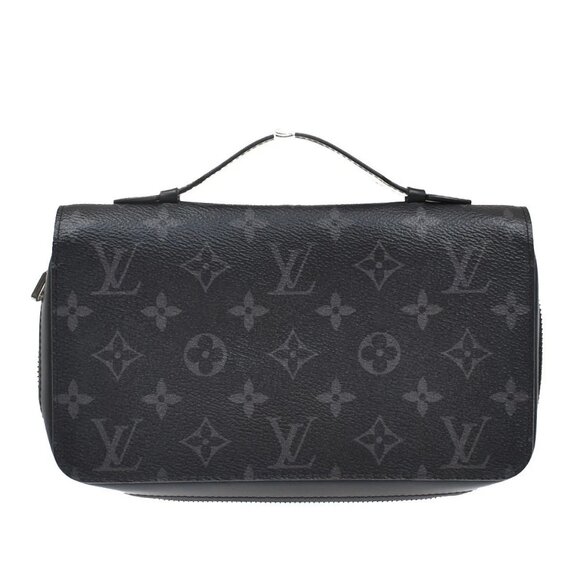 LOUIS VUITTON Zippy XL Long Bifold Wallet Monogram Eclipse BK M61698 96KB138 - Picture 1 of 16